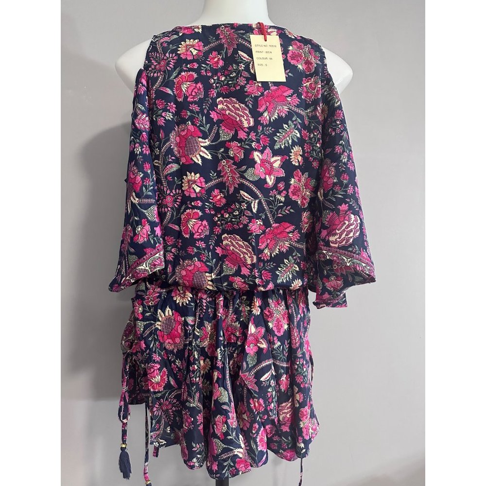 Raga Anthropologie NWT  Cold Shoulder Romper S - Picture 2 of 9